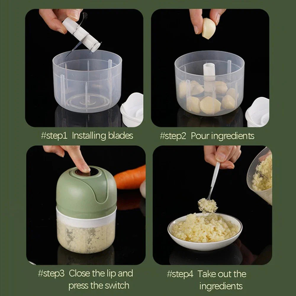 Mini Rechargable  Electric Kitchen Chopper