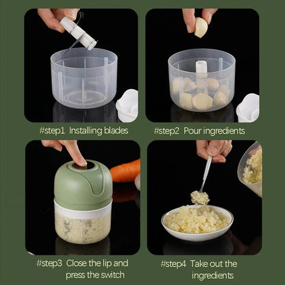 Mini Rechargable  Electric Kitchen Chopper